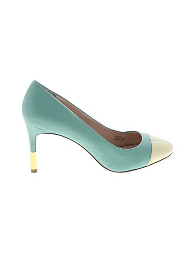 Pre-owned Pour La Victoire Heels In Teal