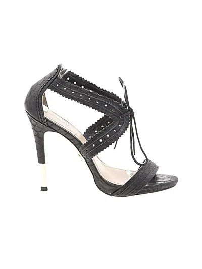 Pre-owned Pour La Victoire Sandals In Black
