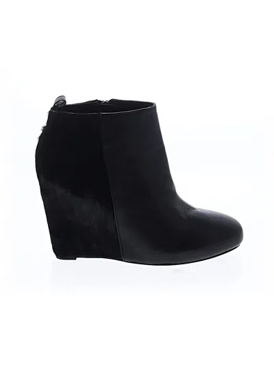 Pre-owned Pour La Victoire Wedges In Black