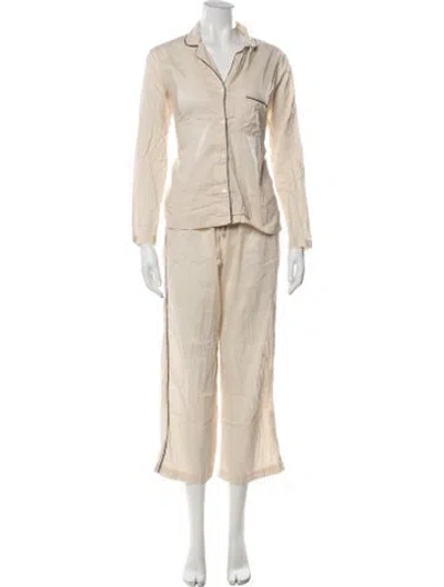 Pre-owned Pour Les Femmes Pajamas In Neutrals