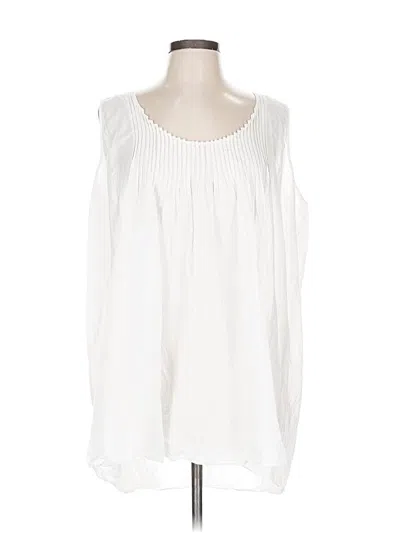 Pre-owned Pour Les Femmes Sleeveless Blouse In White