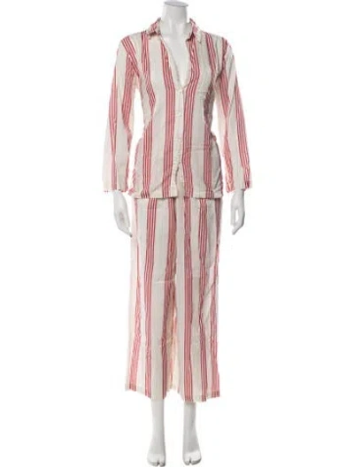 Pre-owned Pour Les Femmes Striped Pajamas In Multicolor