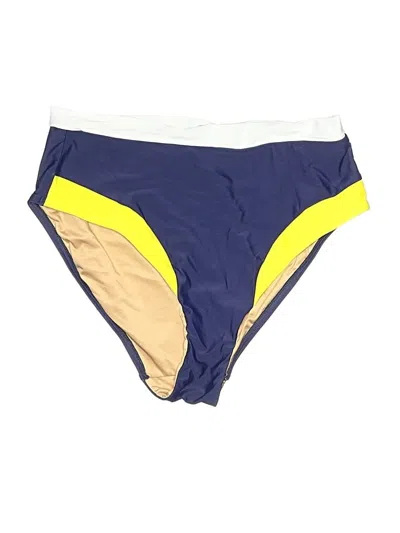 Pre-owned Pour Moi Swimsuit Bottoms In Blue