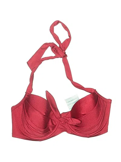 Pre-owned Pour Moi Swimsuit Top Red Swimwear
