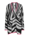 Pour Moi Woman Cardigan Light Grey Size L Viscose, Polyester, Polyamide In Gray