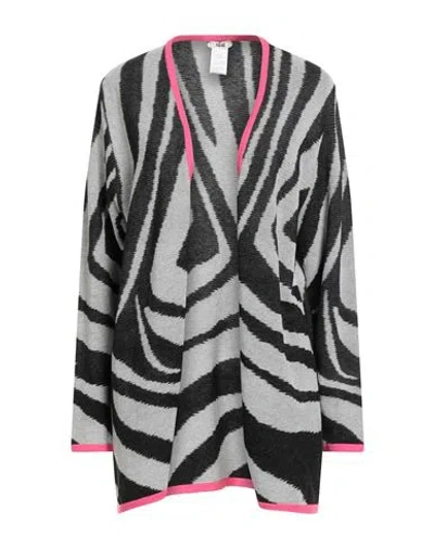 Pour Moi Woman Cardigan Light Grey Size L Viscose, Polyester, Polyamide