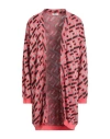 Pour Moi Woman Cardigan Salmon Pink Size M/l Viscose, Polyamide, Polyester In Pink