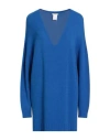 Pour Moi Woman Sweater Blue Size L Viscose, Polyester, Polyamide