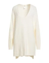 Pour Moi Woman Sweater Cream Size L Viscose, Polyester, Polyamide