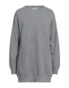 Pour Moi Woman Sweater Grey Size M/l Viscose, Polyamide, Wool, Cashmere