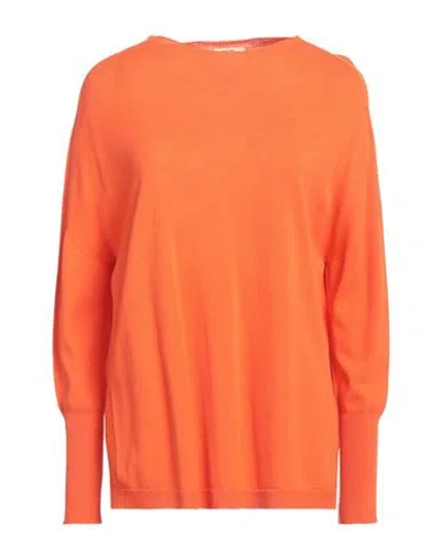 Pour Moi Woman Sweater Orange Size M Viscose, Polyamide
