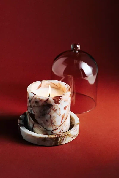 Poured New York Candle Cloche + Stone