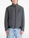 Poutnik By Tilak Continental Zip-fastening Jacket In Gray