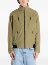 Poutnik By Tilak Continental Zip-up Bomber Jacket In Green