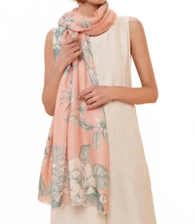 Powder Design Inc Printed Floral Jungle Scarf In Petal