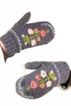 Powder Heidi Mittens In Heather In Gray