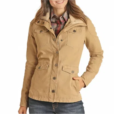Powder River Military Jacket In Tan