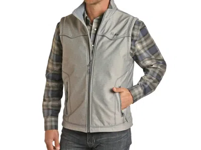 Powder River Rodeo Conceal Carry Vest In Light Gray In Neutral
