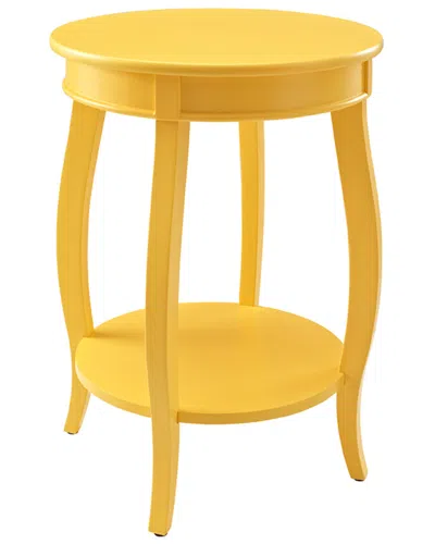 Powell 24in Yellow Side Table