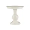 Powell Adeline Round Accent Table Cream In White
