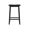 Powell Antique Black With Sand Through Terra Cotta Bar Stool In Black