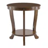 Powell Aubert Accent Side Table, Hazelnut In Brown