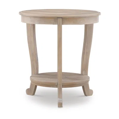 Powell Aubert Accent Side Table, Natural In Neutral