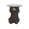 Powell Barney Bear Side Table In Brown