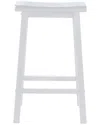 Powell Brooks White Bar Stool