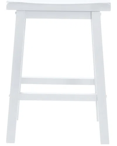 Powell Brooks White Counter Stool
