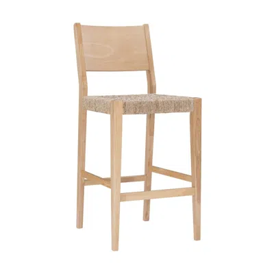 Powell Cadence Barstool Natural Set Of 2 In Neutral