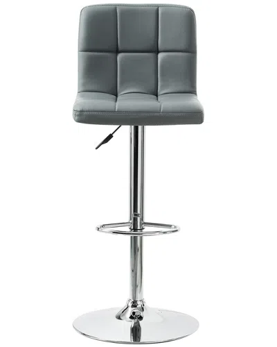 Powell Clement Grey Barstool In Gray