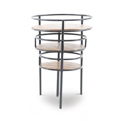 Powell Collis Three Tiered Plant Stand Side Table In White