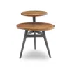 Powell Collis Two Tiered Side Table In White