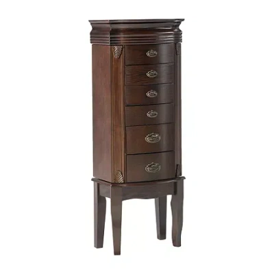 Powell Company Holly Espresso Jewelry Armoire In Brown