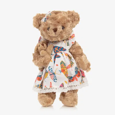 Powell Craft Kids' Girls Brown Butterfly Dress Teddy Soft Toy (30cm)