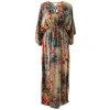 POWELL CRAFT 'MERIDA' COLOURFUL FLORAL BATWING DRESS