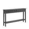 Powell Daisy Console Grey In Gray