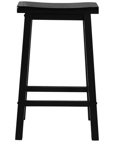Powell Dean Antique Black With Sand Through Terra Cotta Bar Stool