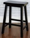 Powell Dean Antique Black With Sand Through Terra Cotta Counter Stool