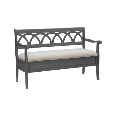 POWELL ELLIANA STORAGE BENCH GREY