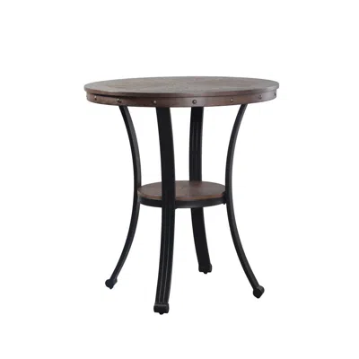 Powell Franklin Pub Table In Brown