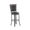 Powell Franklin Swivel Bar Stool In Black
