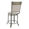 Powell Franklin Swivel Counter Stool, Pewter In Neutral