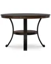 Powell Freida Dining Table In Brown