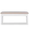 Powell Jane Brown Bench In Multi