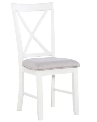 Powell Jane Set Of 2 Dining Chairs In White