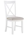 Powell Jane Set Of 2 Side Chairs In Brown
