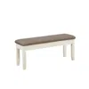 Powell Jane Storage Bench In White