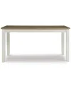 Powell Johan Dining Table In White